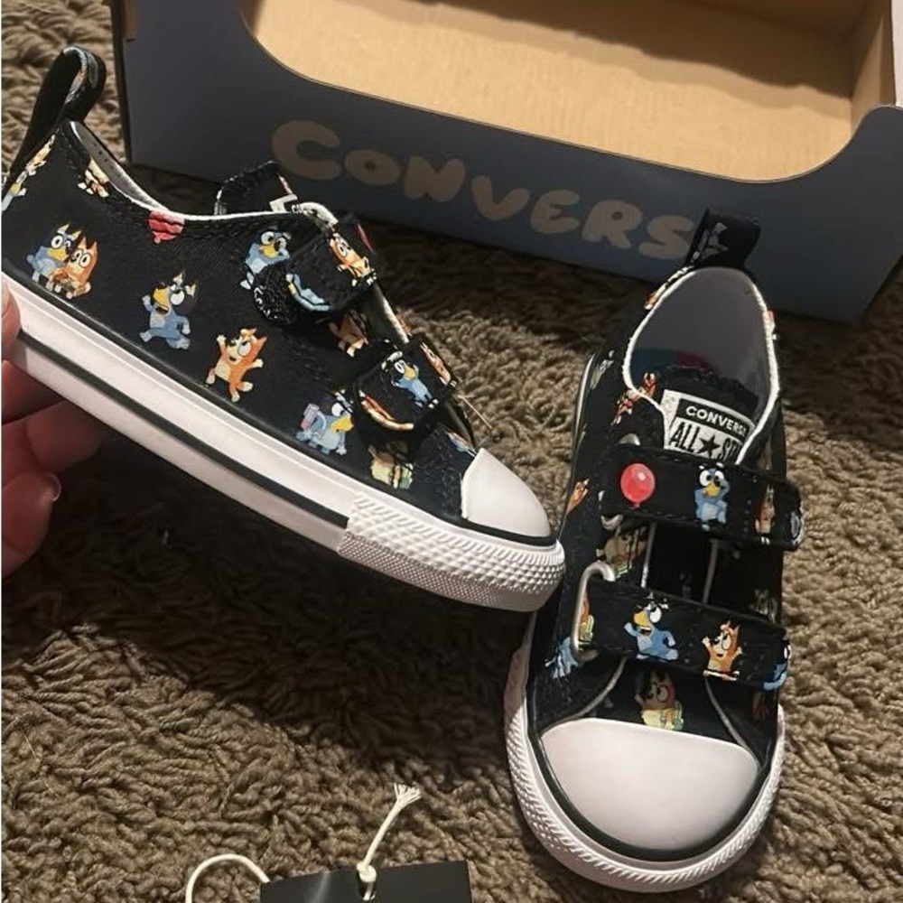 Converse Kids Black Bluey Sneakers